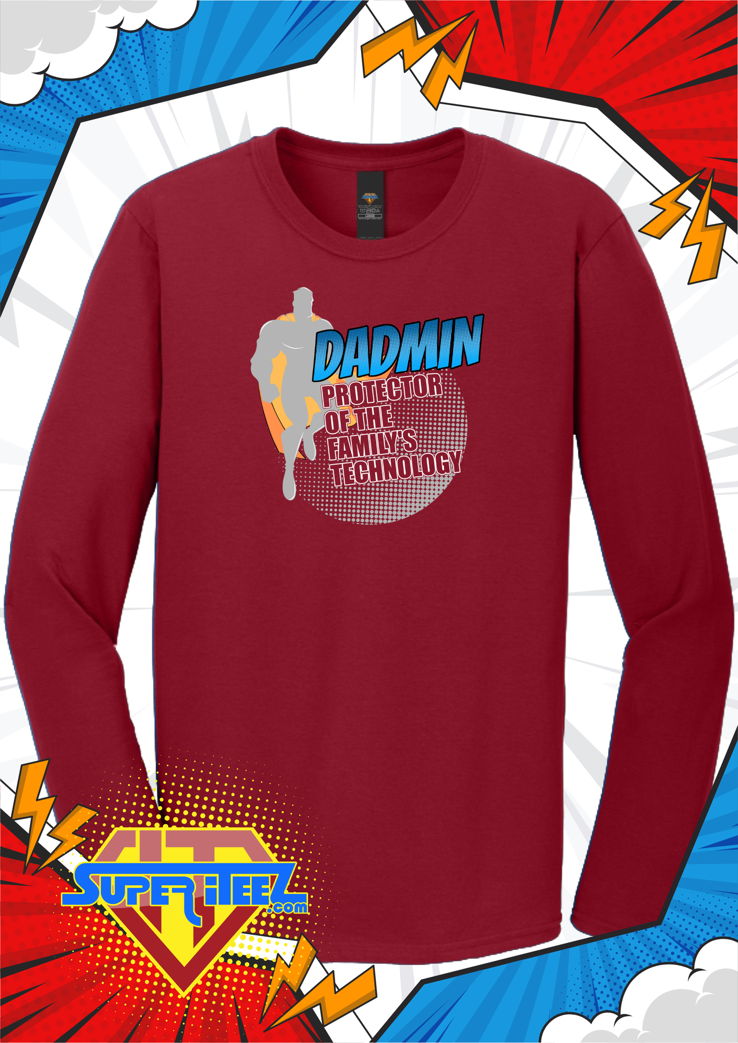 “DADMIN – Protector of the Family’s Technology” Tee