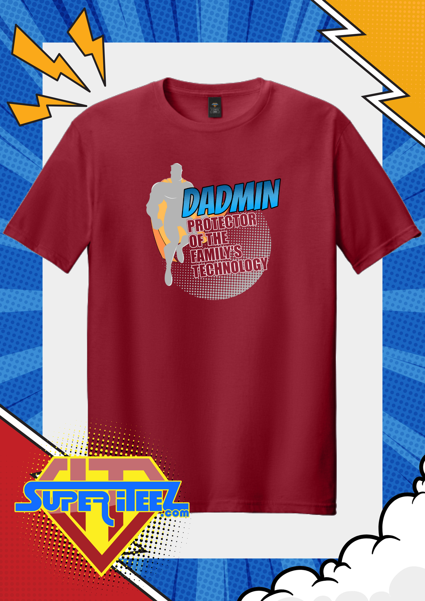 “DADMIN – Protector of the Family’s Technology” Tee