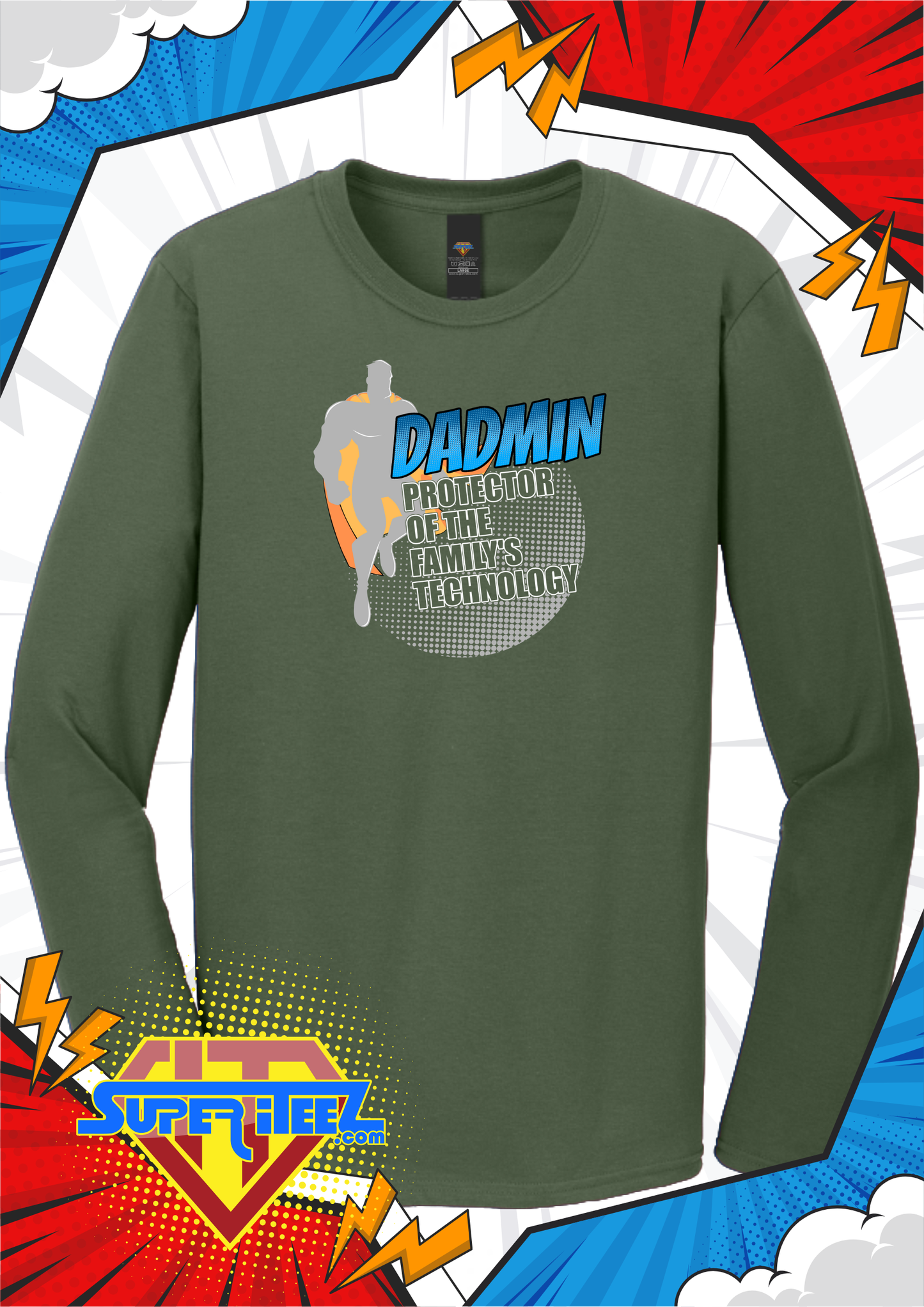“DADMIN – Protector of the Family’s Technology” Tee