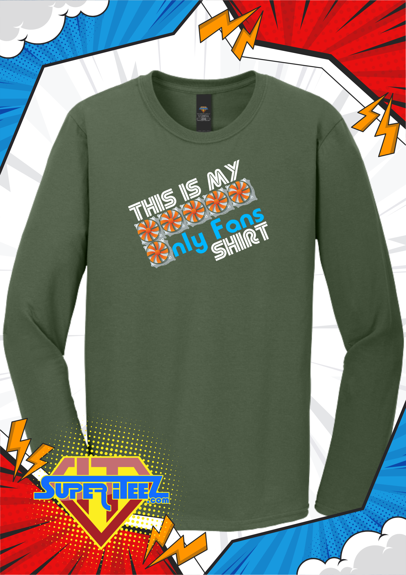 "This Is My Only Fans Shirt" - The Ultimate PC Cooling Club Tee