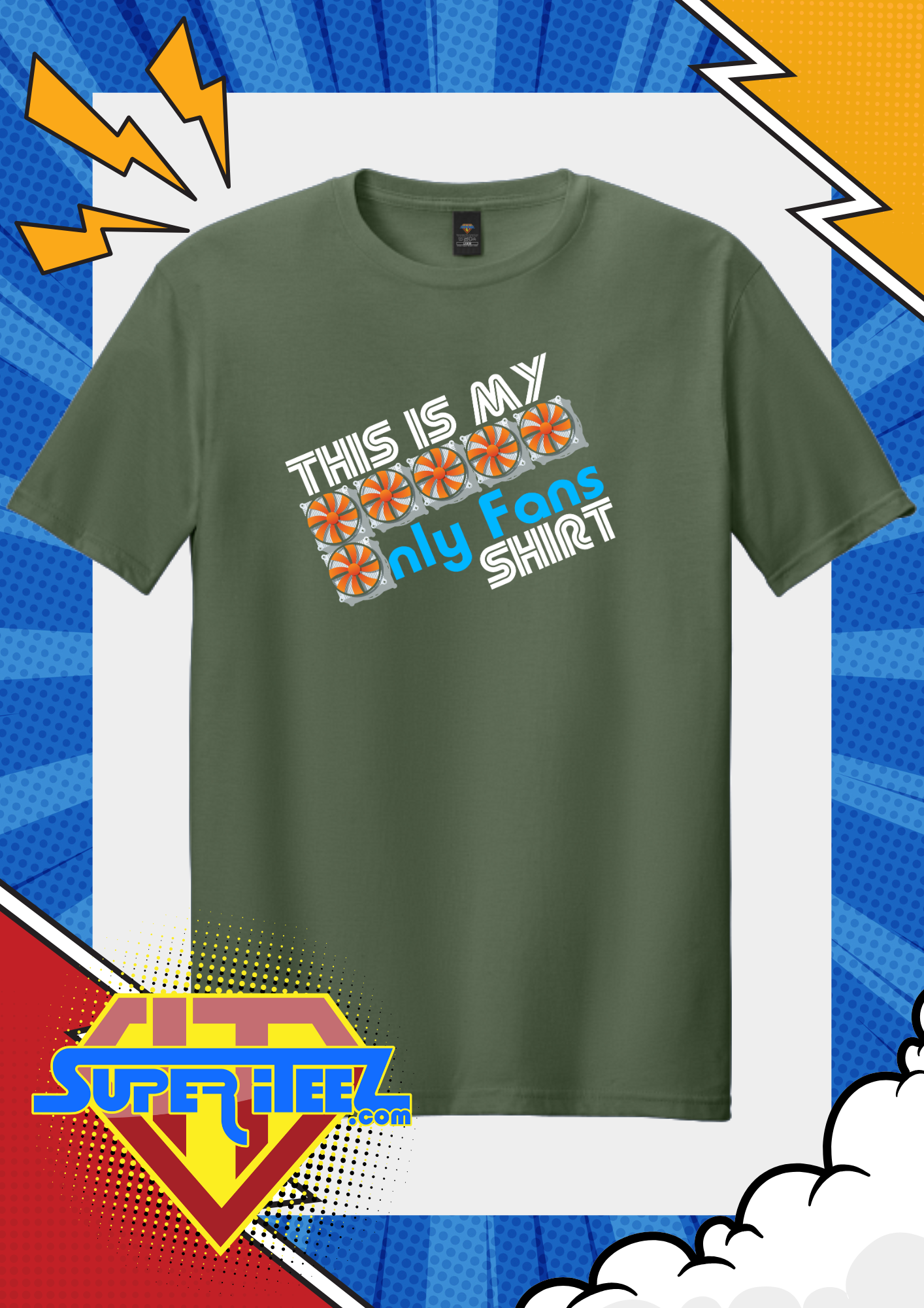 "This Is My Only Fans Shirt" - The Ultimate PC Cooling Club Tee
