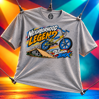 Load image into Gallery viewer, Old School BMX: Neighborhood Legend Tee &amp; Crewneck Sweatshirt
