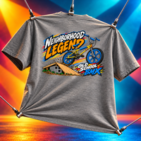 Load image into Gallery viewer, Old School BMX: Neighborhood Legend Tee &amp; Crewneck Sweatshirt