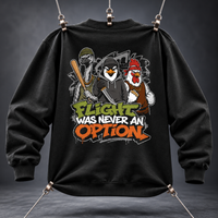 Load image into Gallery viewer, Flight Was Never an Option Tee &amp; Crewneck | All Fight, No Flight Collection