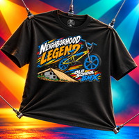 Load image into Gallery viewer, Old School BMX: Neighborhood Legend Tee &amp; Crewneck Sweatshirt