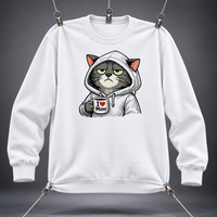 Load image into Gallery viewer, I Love Mom Cat Boss Tee &amp; Crewneck Sweatshirt