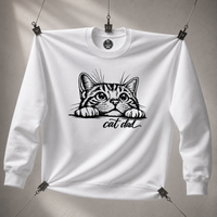 Load image into Gallery viewer, Cat Mom or Dad Tee &amp; Crewneck Sweatshirt