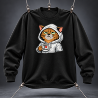 Load image into Gallery viewer, I Love Mom Cat Boss Tee &amp; Crewneck Sweatshirt