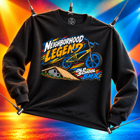 Load image into Gallery viewer, Old School BMX: Neighborhood Legend Tee &amp; Crewneck Sweatshirt