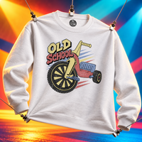 Load image into Gallery viewer, Old School Big Wheel Tee &amp; Crewneck | Gen X Childhood Nostalgia