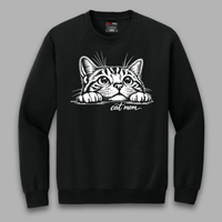 Load image into Gallery viewer, Cat Mom Tee &amp; Crewneck Sweatshirt