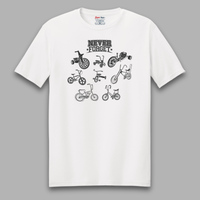 Load image into Gallery viewer, Never Forget - Pedal Power Tee &amp; Crewneck Sweatshirt -  Never Forget Collection