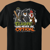 Load image into Gallery viewer, Flight Was Never an Option Tee &amp; Crewneck | All Fight, No Flight Collection