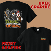 Load image into Gallery viewer, Flight Was Never an Option Tee &amp; Crewneck | All Fight, No Flight Collection