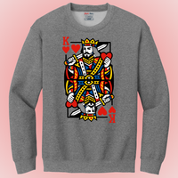Load image into Gallery viewer, King of Hearts Valentine Tee &amp; Crewneck