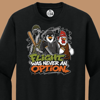 Load image into Gallery viewer, Flight Was Never an Option Tee &amp; Crewneck | All Fight, No Flight Collection