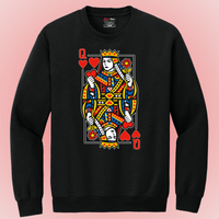 Load image into Gallery viewer, Queen of Hearts Valentine Tee &amp; Crewneck
