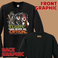 Load image into Gallery viewer, Flight Was Never an Option Tee &amp; Crewneck | All Fight, No Flight Collection