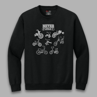 Load image into Gallery viewer, Never Forget - Pedal Power Tee &amp; Crewneck Sweatshirt -  Never Forget Collection