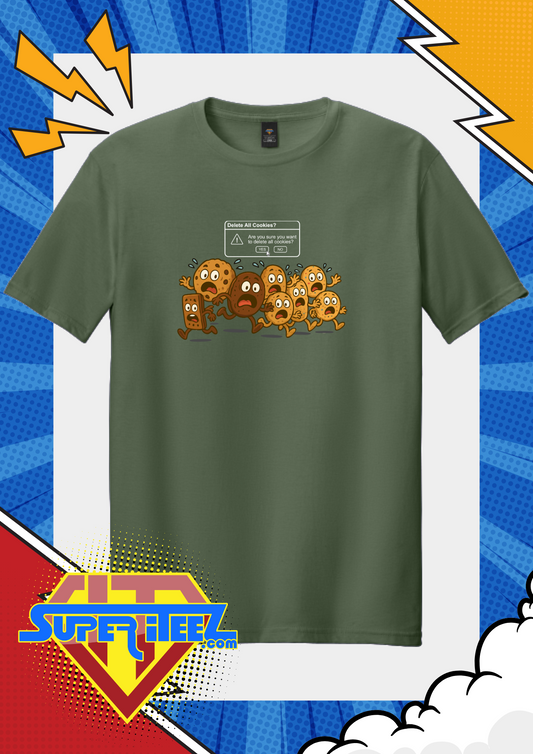 “Delete Cookies?” – The Sweetest Popup Message Tee