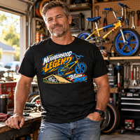 Load image into Gallery viewer, Old School BMX: Neighborhood Legend Tee &amp; Crewneck Sweatshirt