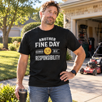 Load image into Gallery viewer, Another Fine Day Ruined By Responsibility Tee &amp; Crewneck Sweatshirt