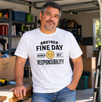 Load image into Gallery viewer, Another Fine Day Ruined By Responsibility Tee &amp; Crewneck Sweatshirt