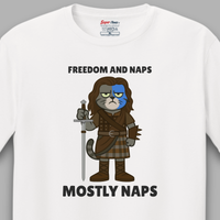 Load image into Gallery viewer, Freedom and Naps Tee - The Cat Boss Collection