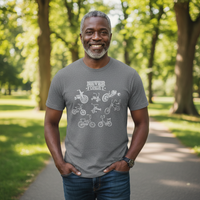 Load image into Gallery viewer, Never Forget - Pedal Power Tee &amp; Crewneck Sweatshirt -  Never Forget Collection