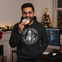 Load image into Gallery viewer, Santa Support – I’m Here to Delete Your Cookies Hoodie
