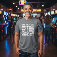 Load image into Gallery viewer, Never Forget - Retro Game Console Tee