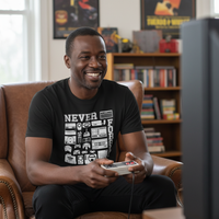 Load image into Gallery viewer, Never Forget - Retro Game Console Tee