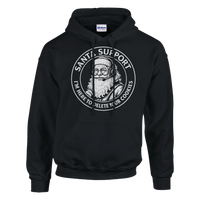 Load image into Gallery viewer, Santa Support – I’m Here to Delete Your Cookies Hoodie
