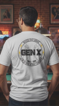 Load and play video in Gallery viewer, Gen X - Raised Free-Range Tee