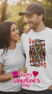 Load and play video in Gallery viewer, King of Hearts Valentine Tee &amp; Crewneck